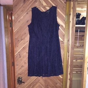 Dark Navy Blue lace dress